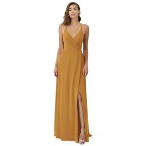 Azazie Davis Dress in Butterscotch - Size 8